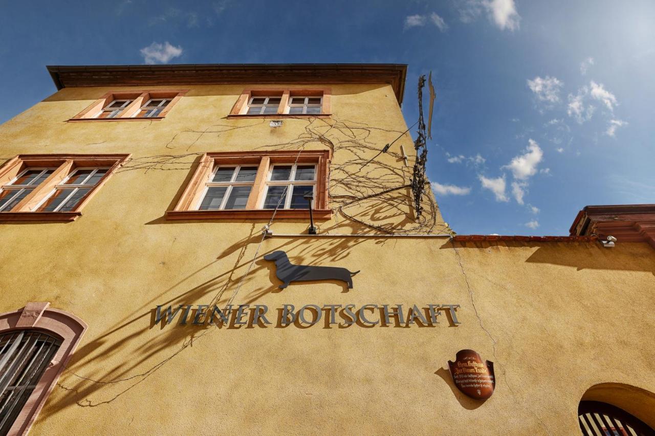 Hotel Wiener Botschaft In Veitshoechheim Exterior foto