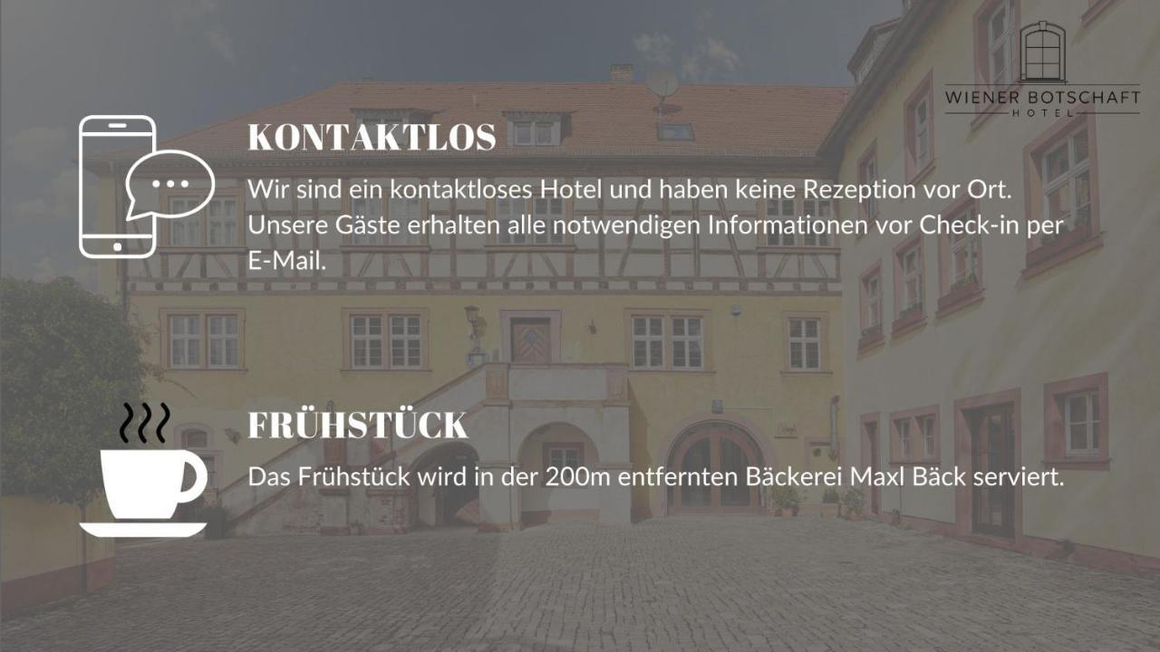 Hotel Wiener Botschaft In Veitshoechheim Exterior foto